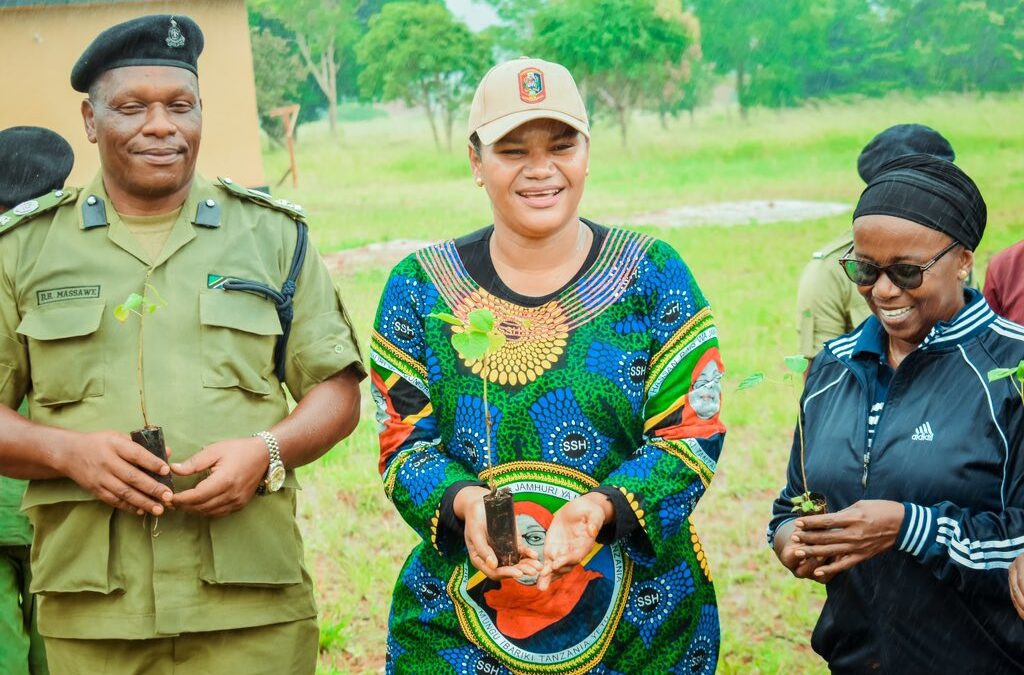 PLANTING TREES IN LUDEWA DISTRICT WITH THE TANZANIA FOREST SERVICE AGENCY