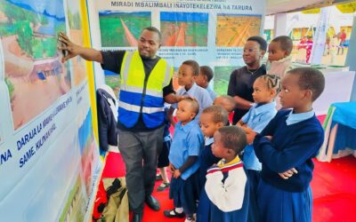 Inspiring Young Minds: A Journey Through Innovation and Safety at the TARURA Pavilion in Singida